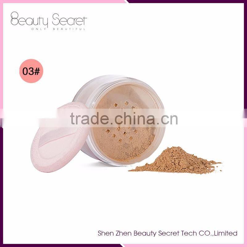 Matte Makeup Loose Powder 6color Jar packing