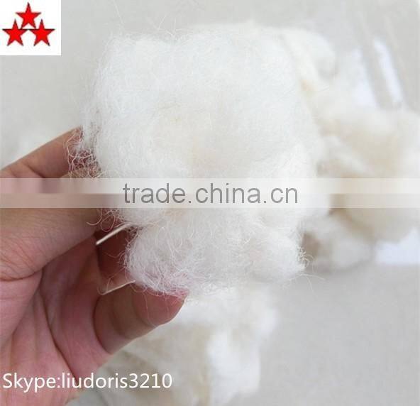 2016 spring bleached wool noils for felt& filled 27-28mic