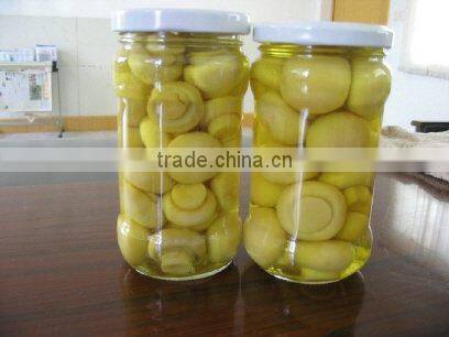 Canned food mushroom