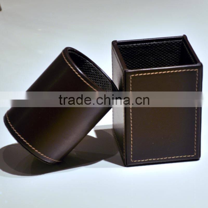 2013 hot sale foldalbe rectangular leather paper storage box
