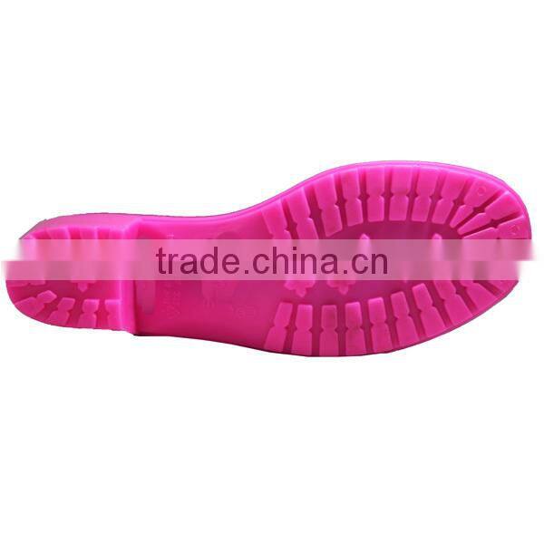 Ladies High Heel Rain Boots, Womens PVC Boots, Shoe Lace PVC Rain Boots