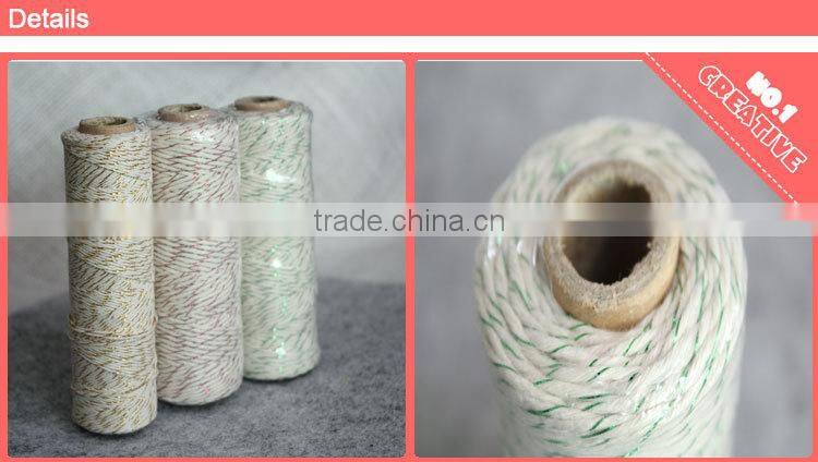 White cotton yarn for knitting socks