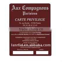 high quality convex yards golden VIP card
