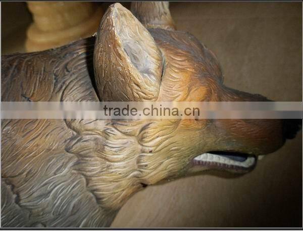 wholesale HDPE plastic hound dog, plastic hunting dog,decoration.