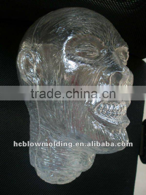 Halloween resin skull head
