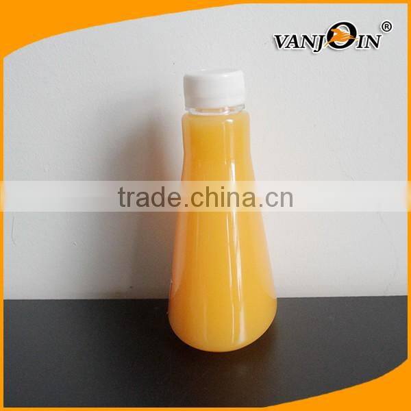 200ml Tapered Square PET Food Grade Juice Bottle