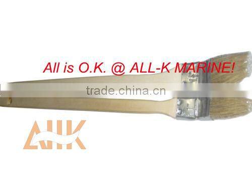 Angle radiator brushes