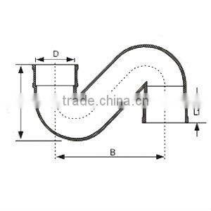 UPVC s-trap DIN/BS Pipe fitting /DIN/BS /pipe Fitting