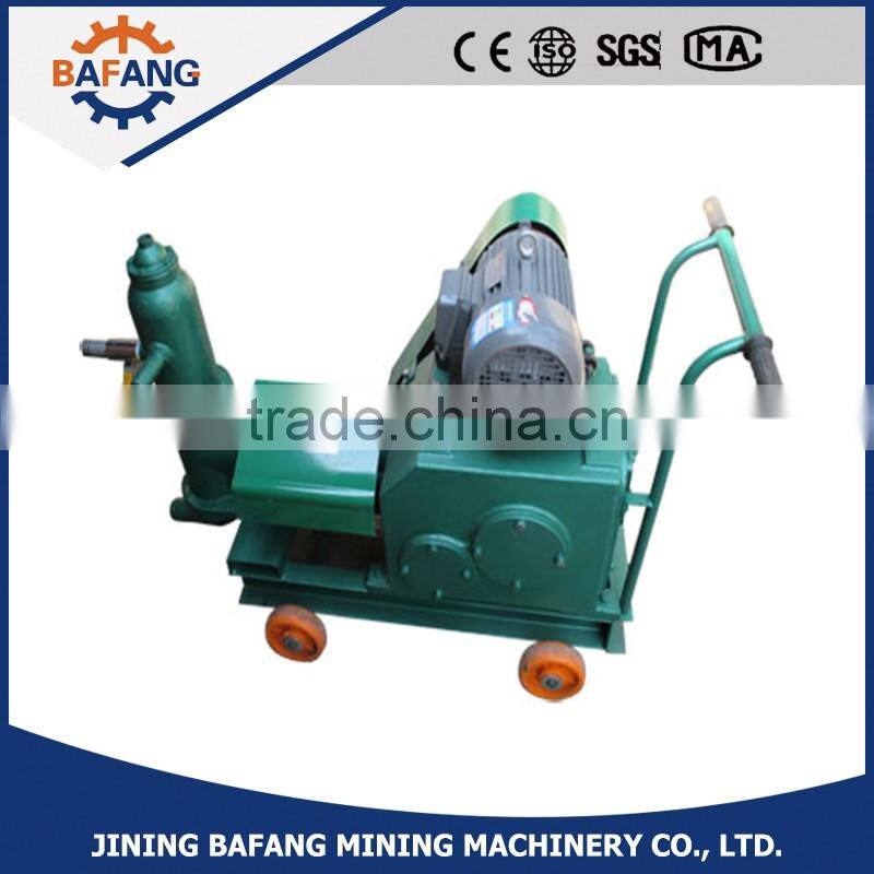 2016 Single cylinder piston grouting pump Horizontal Triplex Reciprocating Piston Slurry Mortar Grouting Pump