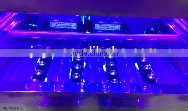 2015 NEW ,Accept paypal, cold process the even heating curing UV light lamp to bake loca glue