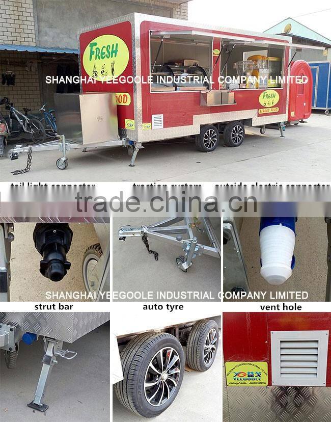 Best choices for moving restaurant!!! Buy mobile food truck made in China CE