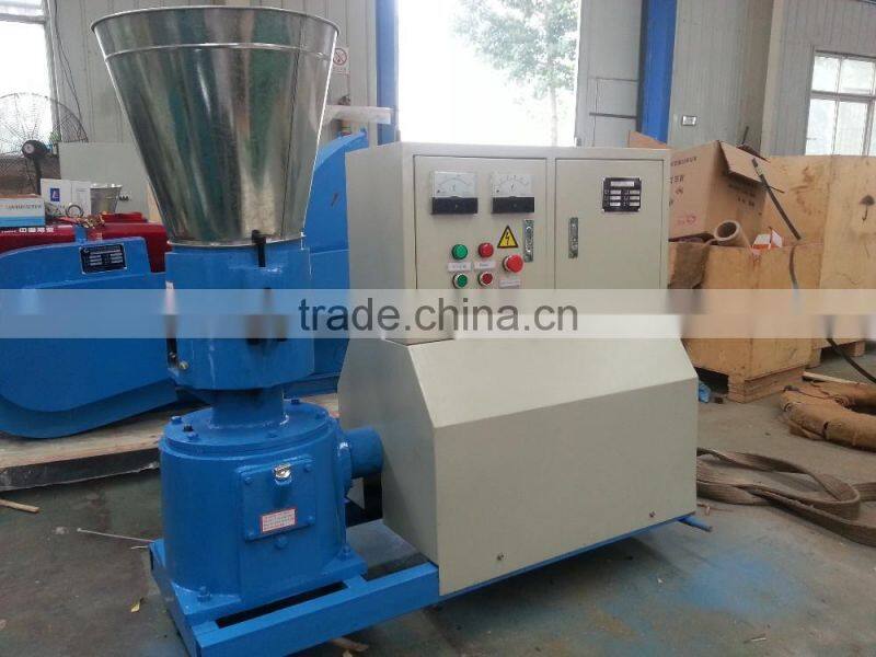 Wood Pellet Making Production Line Pellet Maching Flat Die Platen Pelletizer and Ring Die Pellet Machine