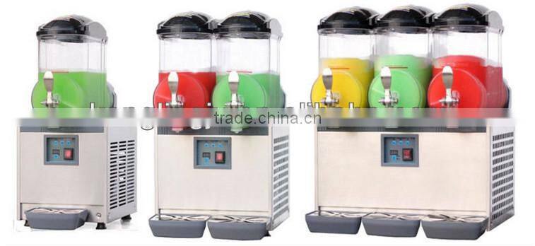 slush drink machine for 12 L with high efficiency imported comprssor