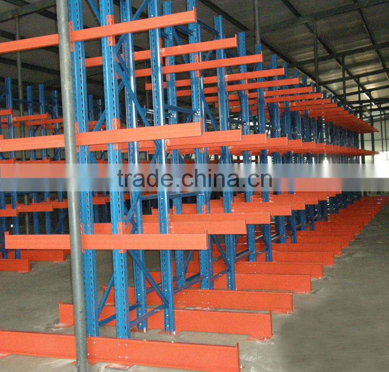 Slotted angle steel shelf