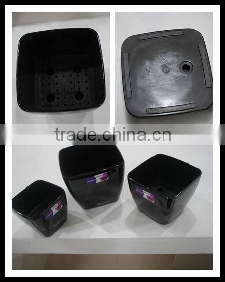 modern planting pot,plastic flowerpots,colored gardening pot