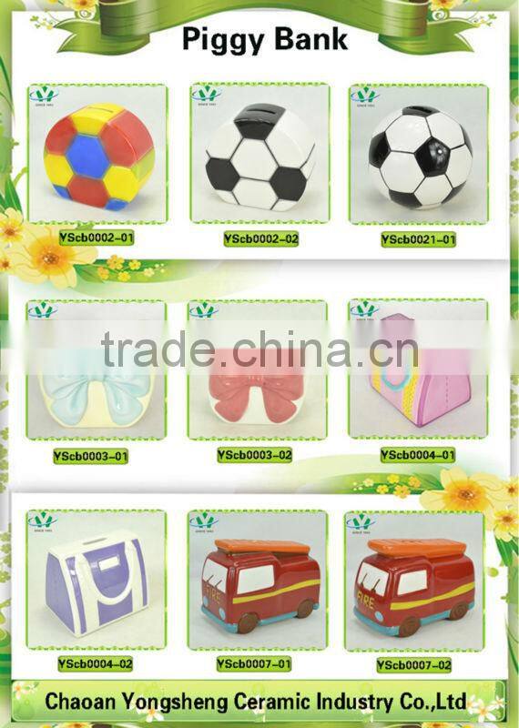 Wholesale ceramic cloud piggy bank money boxes factory