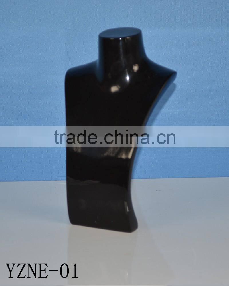 New Fiberglass Holder Jewelry Display Mannequins black side head model