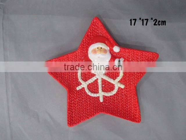 ceramics festive atmosphere refrigerator magnet