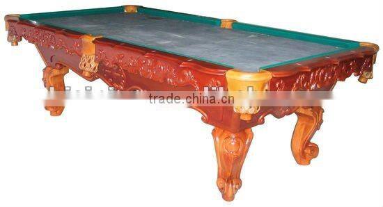 Wooden classical hand carving pool table,MOQ:1PCS(B68010)