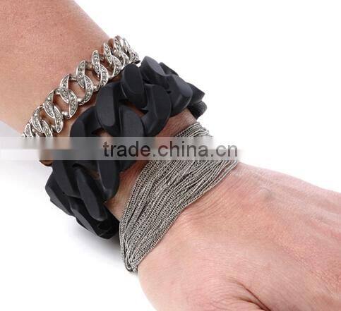 Silicone Teething Bracelet&&Silicone Baby Chewing Bracelet&Silicone Baby Bangle