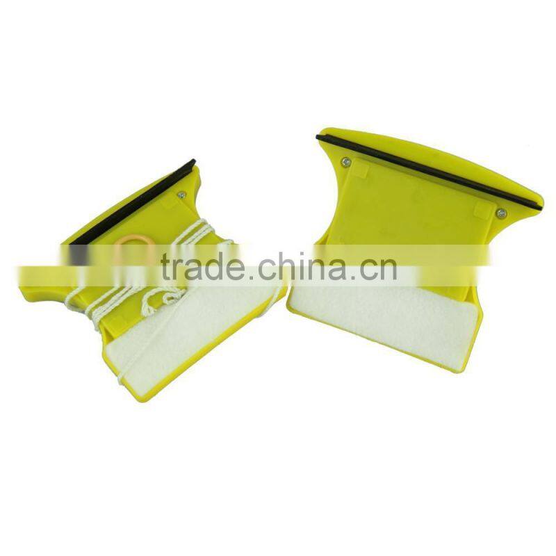 Versatile Adjustable Magnetic Double sided Glass Cleaner Yellow And Blue