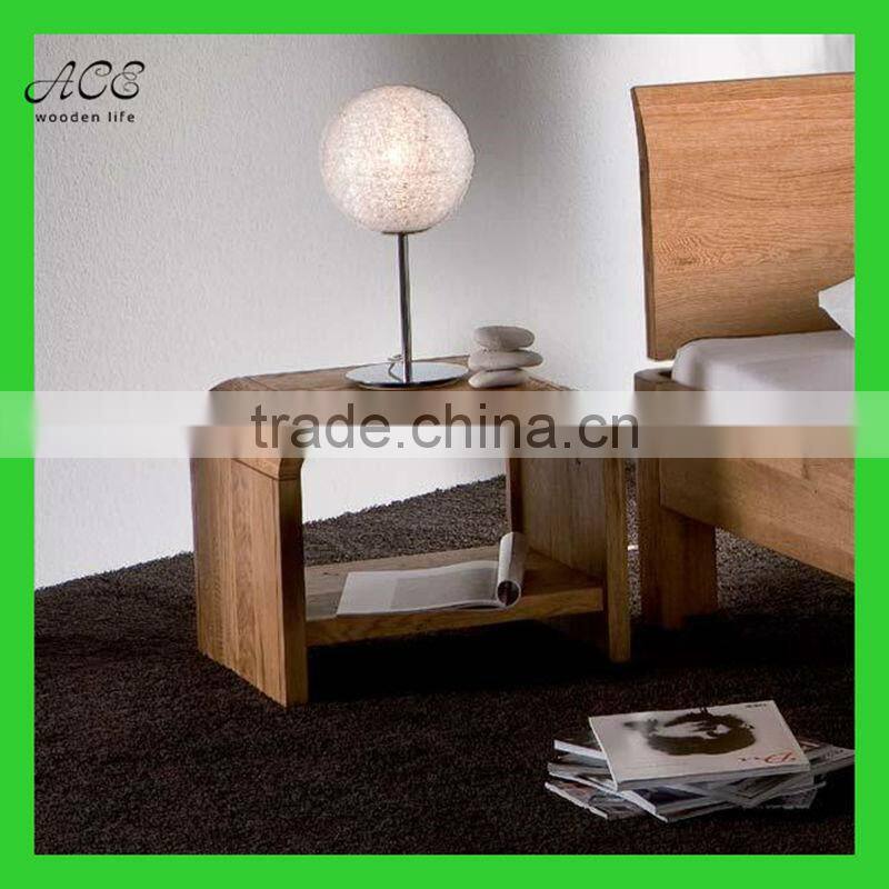 solid wood bedside table/ wooden bedside table