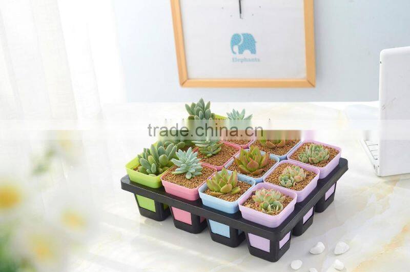 Plastic Flower Pot Rack -12 Grid