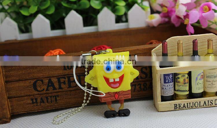 creative cartoon pvc usb flash drive shell