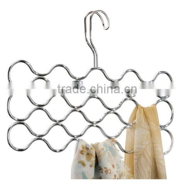 Scarf Organizer. Space Saver, Snag Free, Hanger for Accessories, Use in Closet