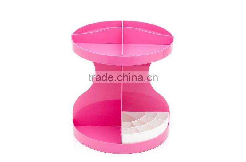 Hot selling beautiful 2 tier cosmetic box