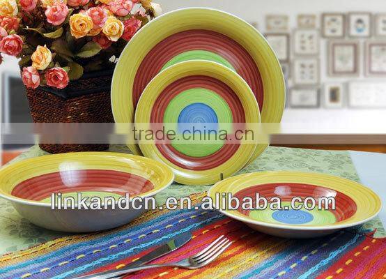 KC-00177/ceramic round dinner set/porcelian dinner set