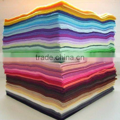 100% needled wool felt
