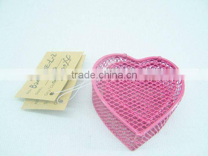 Heart Metal chocolate gift packing box for wholesale