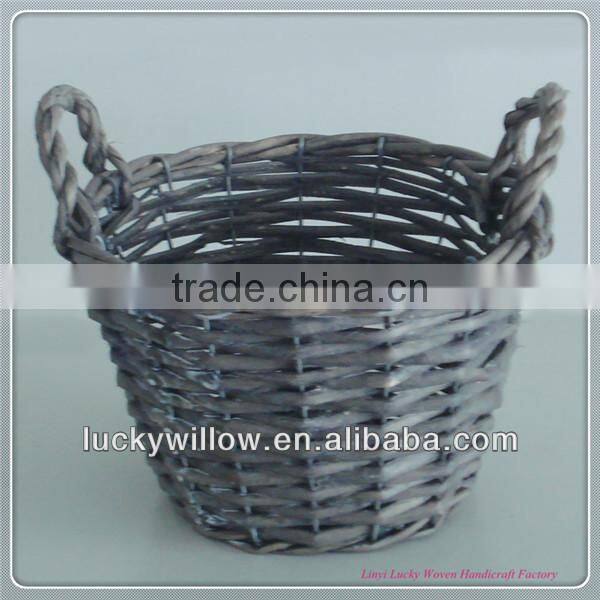 factory direct supply small round wicker basket