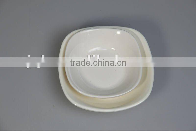 100% Melamine plate plastic tray oval shape with SGS certificate