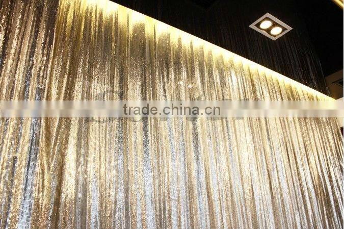 metal fabric sequin cloth metallic cloth metal wire mesh curtain