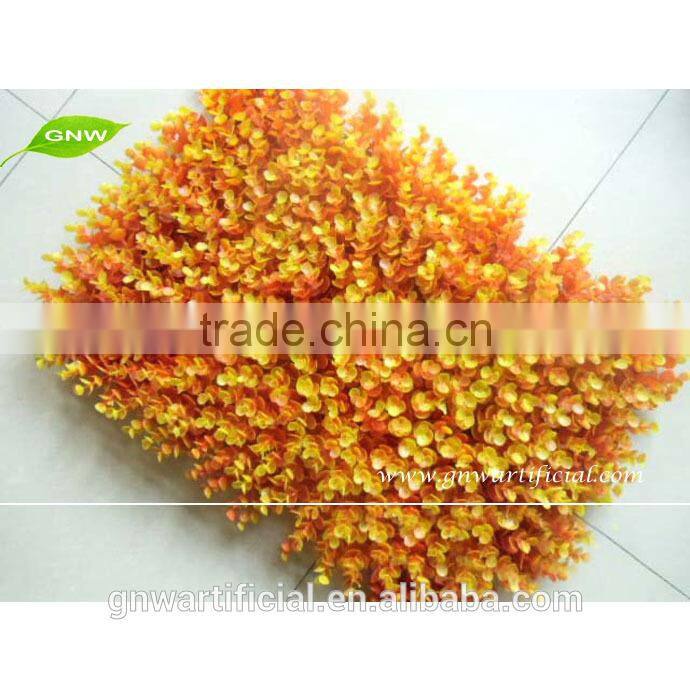 plastic artificial grass turf yellow boxwood mats new style for decoration BOX020-1 GNW