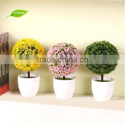 GNW GP010 Fake Artificial Coloured Plant Pots for office table decoration