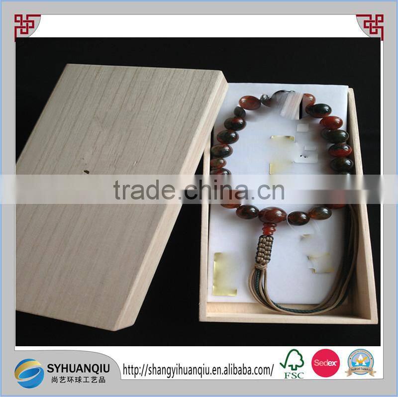 Japan Regional and Unfinished Wooden Gift Bead Presentation Keepsake Box-cn