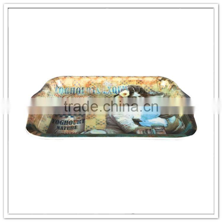 Exhibitor canton fair best selling product melamine manufacturers supply carrying tray