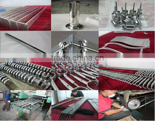 JINXIN custom 316 stainless steel spigots glass railing / glass fencing australia clamp