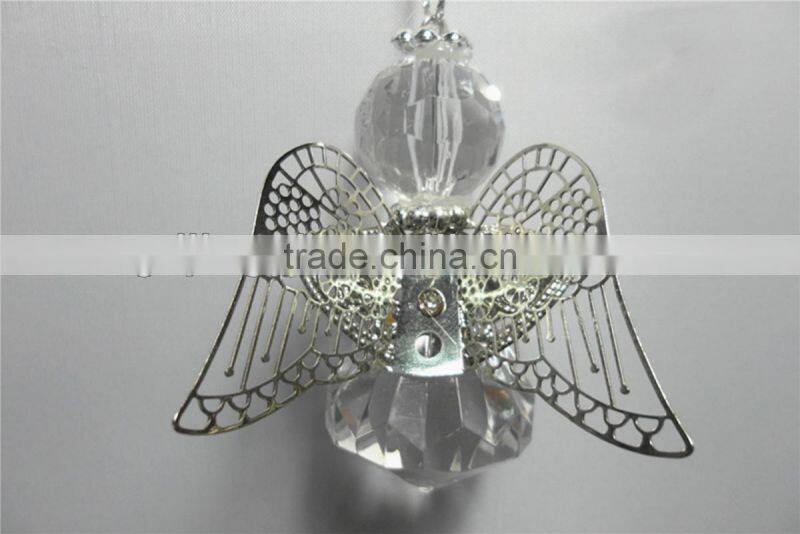 acrylic diamond craft angel hanging wedding decoration gifts for guests
