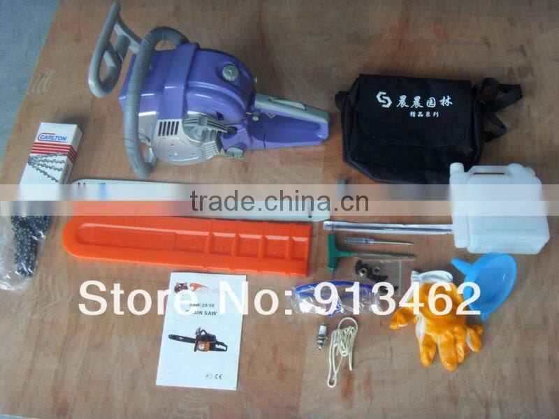 62CC 6200 chain saw guide bar 20' kangxin with CE-high quality stable engine