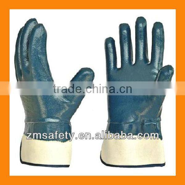 Nitrile Coated Working Gloves/Interlock Nitrile Dipped Gloves