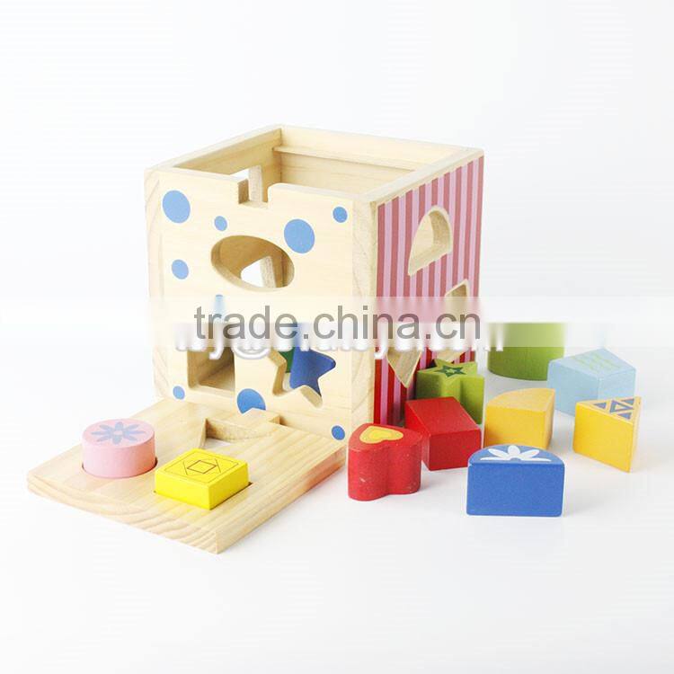 Kids Baby Educational Toys Wooden Toddler Toys for Boys Girls Learning Toy for Coordinating Eye And Hand W12D067