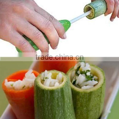 Vegidrill Corer Stuffed Vegetable Carrot Zucchini kitchen Tool Easy Peeler