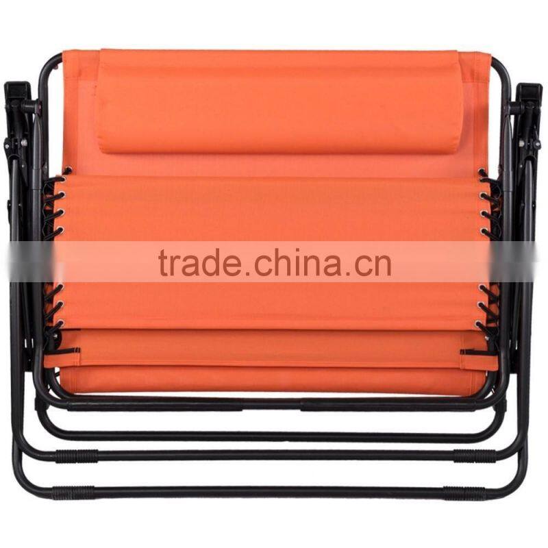 Garden Camping Foldable 2 Pesrson Patio Chairs