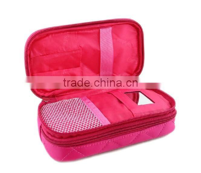 Fashion Custom Zipper Pencil Bag With Cpmmpartment