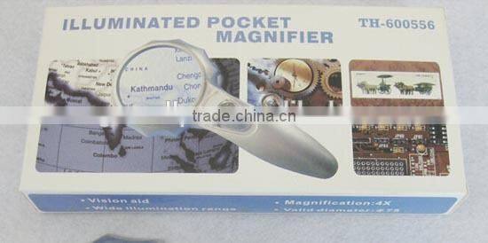 Handheld Magnifier with Light