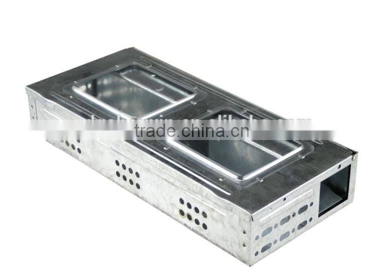 Metal catch mouse box mice trap SX-5017CL